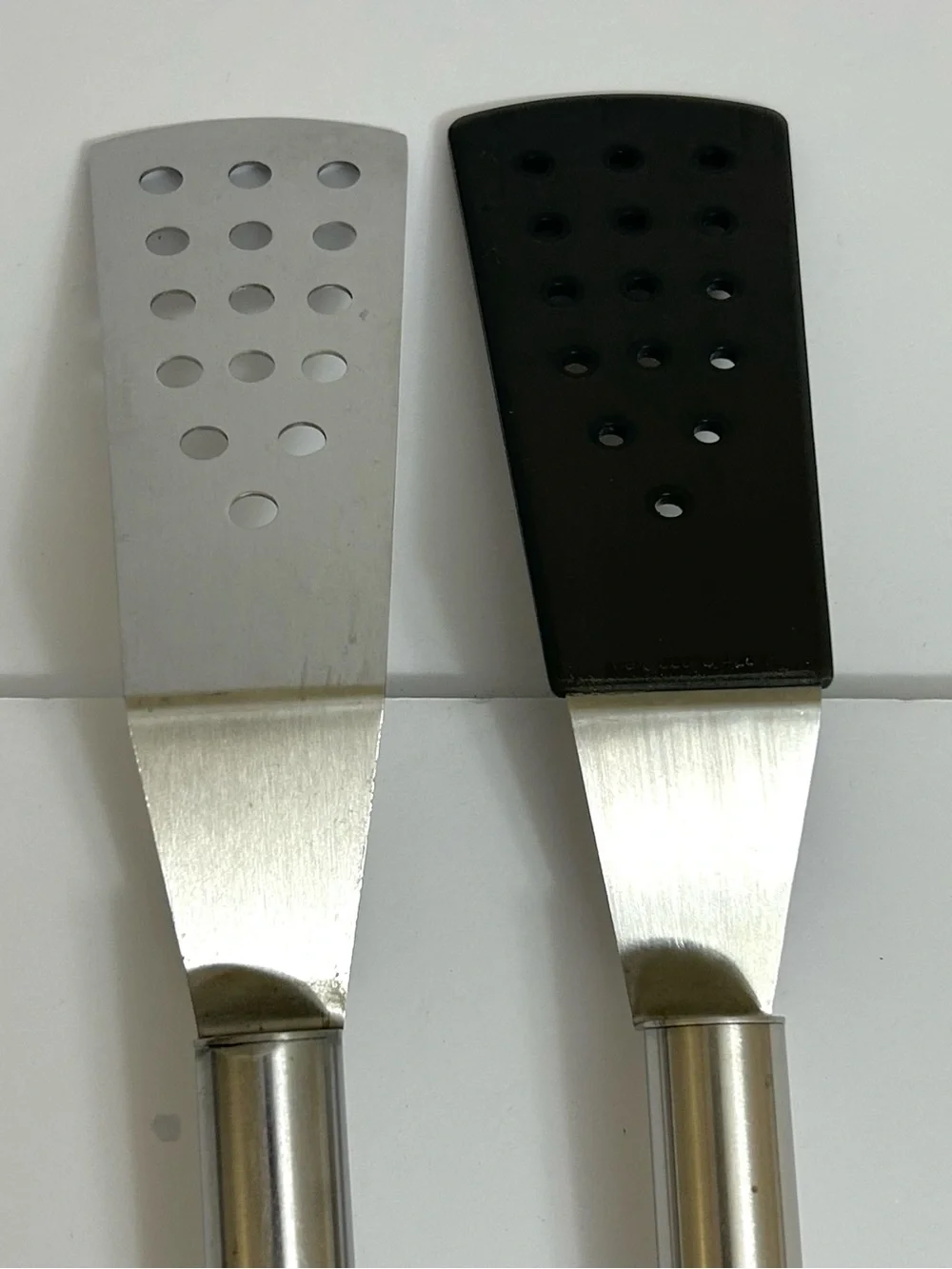 Lot of 2 IKEA Stainless Steel and High Temp Slotted Spatula Set